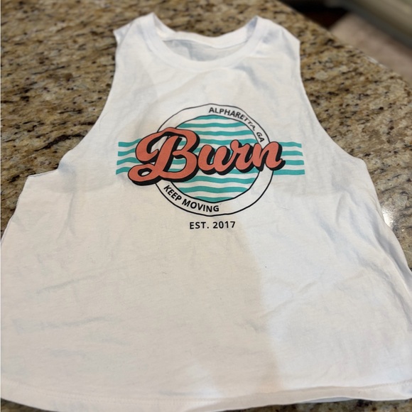 Burn Boot Camp Tops - Burn boot camp Women's White Tank Top sz small vguc